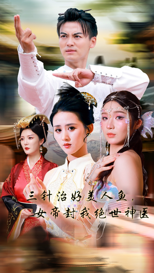 三针治好美人鱼，女帝封我绝世神医（61集）最火爆短剧