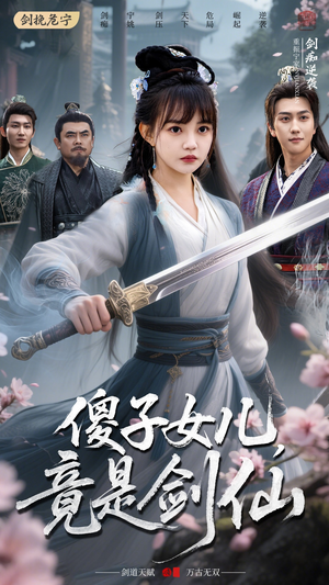 傻子女儿竟是剑仙（50集）正能量短剧分享