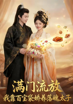 满门流放：我靠百宝袋娇养落魄太子（55集）剧情简介