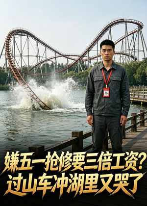 嫌五一抢修要三倍工资？过山车冲湖里又哭了（33集）短剧全集更精彩