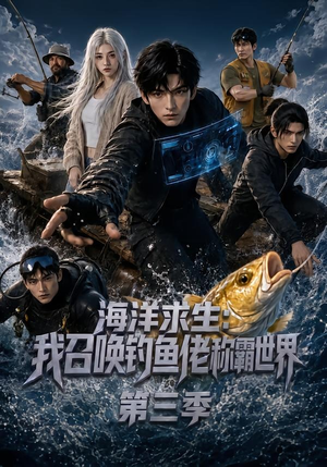 海洋求生：我召唤钓鱼佬称霸世界第三季（101集）爆火短剧推荐