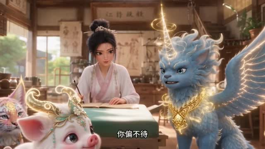 穿成驯兽女，契约神兽来打工（38集）独家短剧免费看