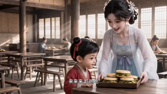 穿到古代摆地摊：全京城的人都被馋哭了（50集）短剧全集完整版