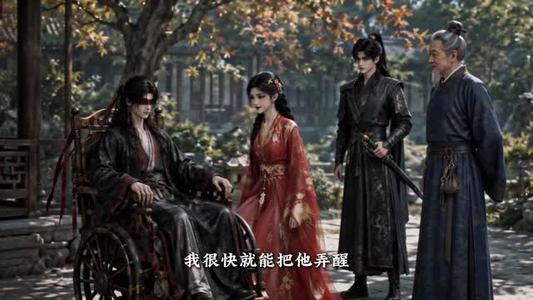 暴躁王爷坐在轮椅上要亲亲（102集）好看又上头短剧
