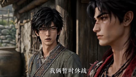 与情敌携手穿成赘婿，开荒古渔村 （60集）短剧介绍