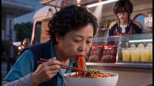 随机美食摆摊大王 （74集）免费看全网短剧