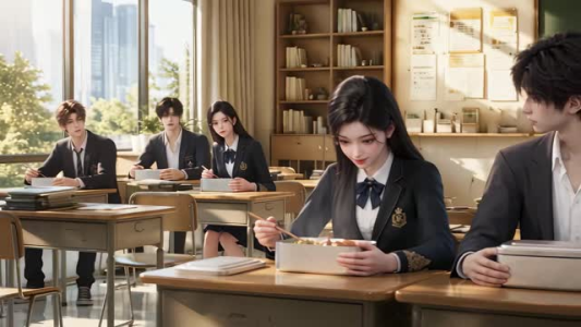 带饭上贵族学校，千金小姐抢我酸菜扣肉（94集）今日最火短剧